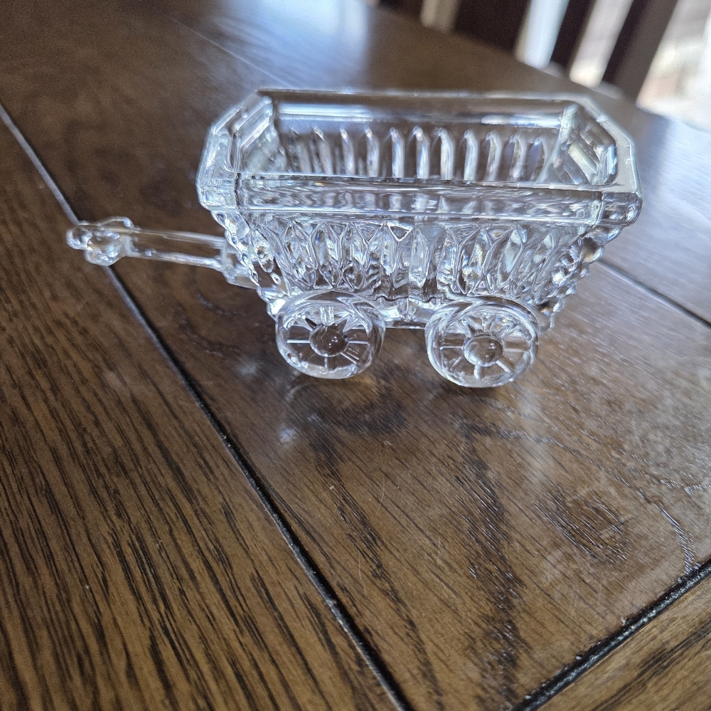 Vintage Princess House 24%lead Crystal Wagon